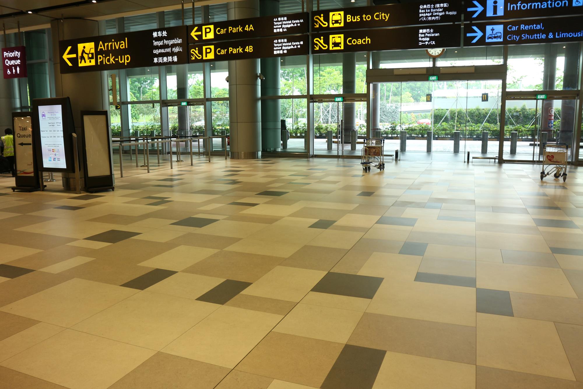 Changi Airport Driveway Pickup